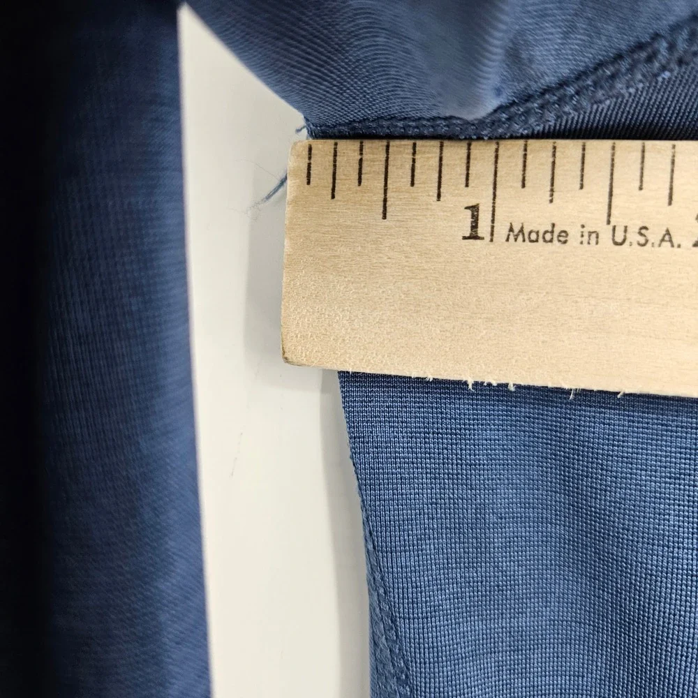 North Face Pullover Mens XXL Blue Quarter Zip Fleece Sweater‎ Outdoor Kilowatt